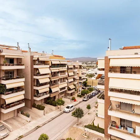 Spacious 3-bedroom With Wifi, Ac In Charming Kalamaria - Mountain View Salonic
